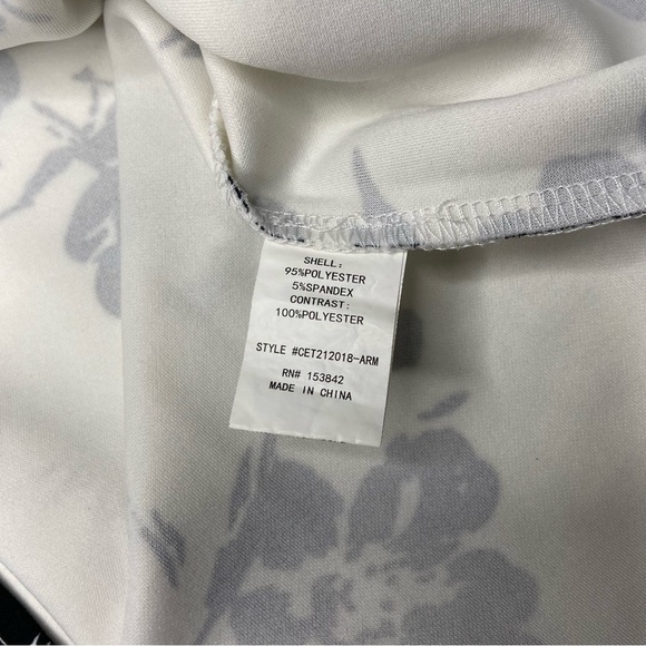 MELLODAY | Women's Flower Print Blouse Size M - Picture 8 of 8